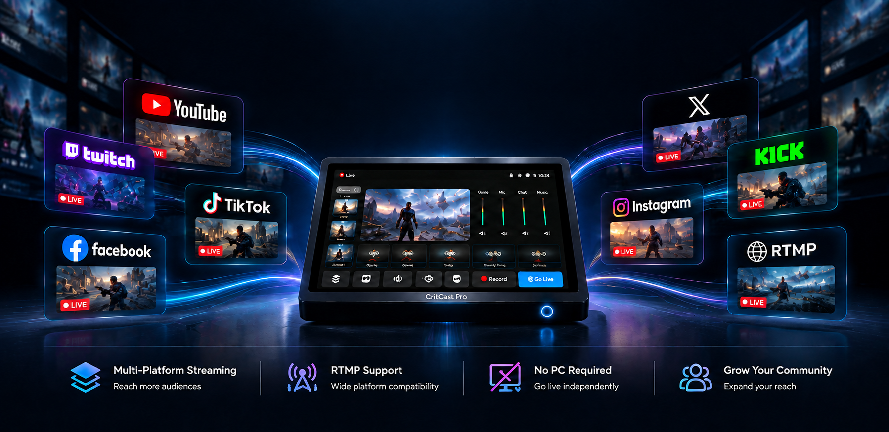 One Stream. Multiple Platforms