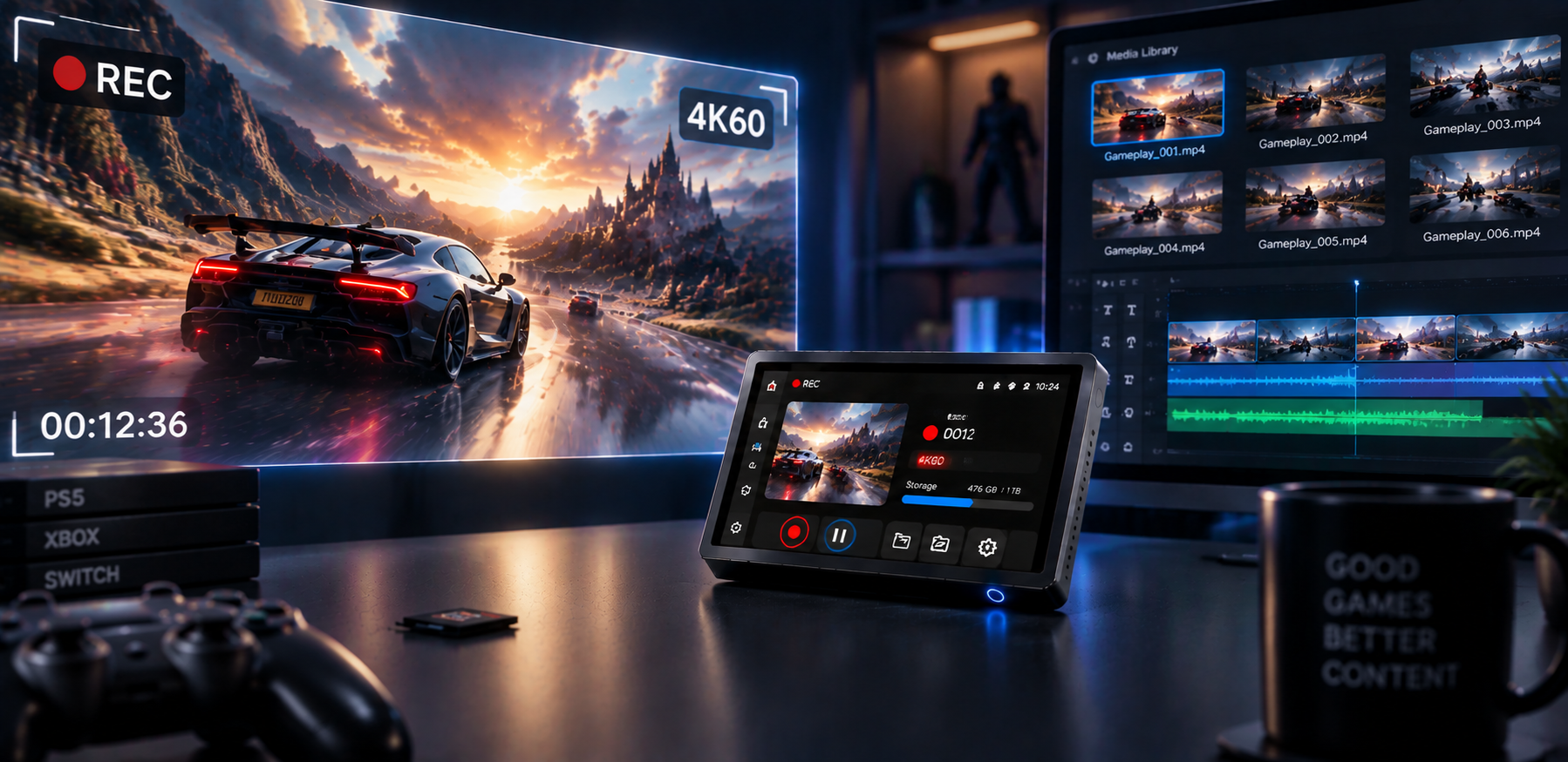 4K60 Recording, Capture Every Detail